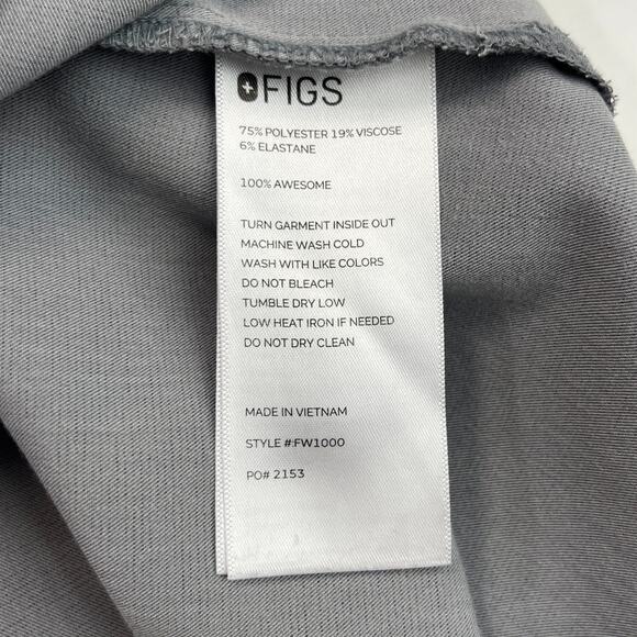 Figs Catarina One-Pocket Scrub Top Size XXS Dark Space Grey - Picture 4 of 9